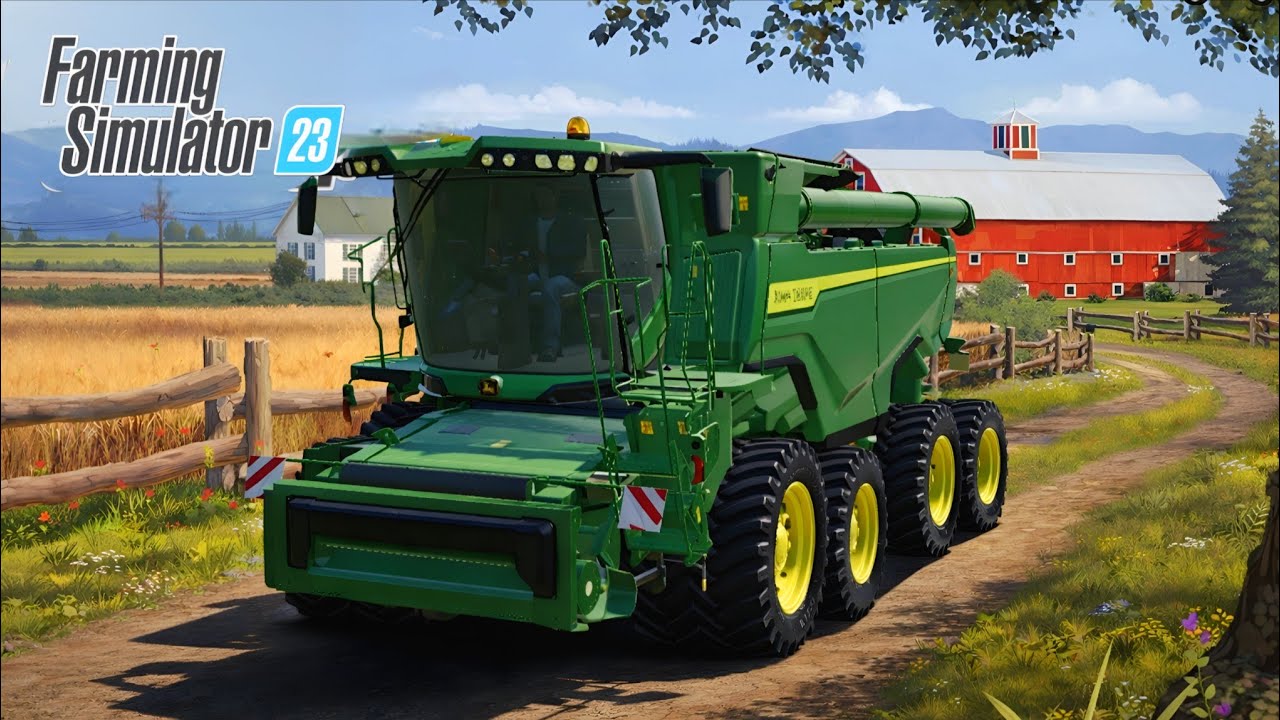 Fs 23 Mega Corn Harvesting ! Farming Simulator 23 ! Timelapse #fs23 