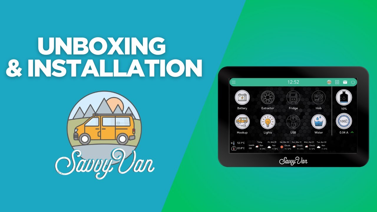SavvyVan 3: Unboxing & Basic Installation Guide