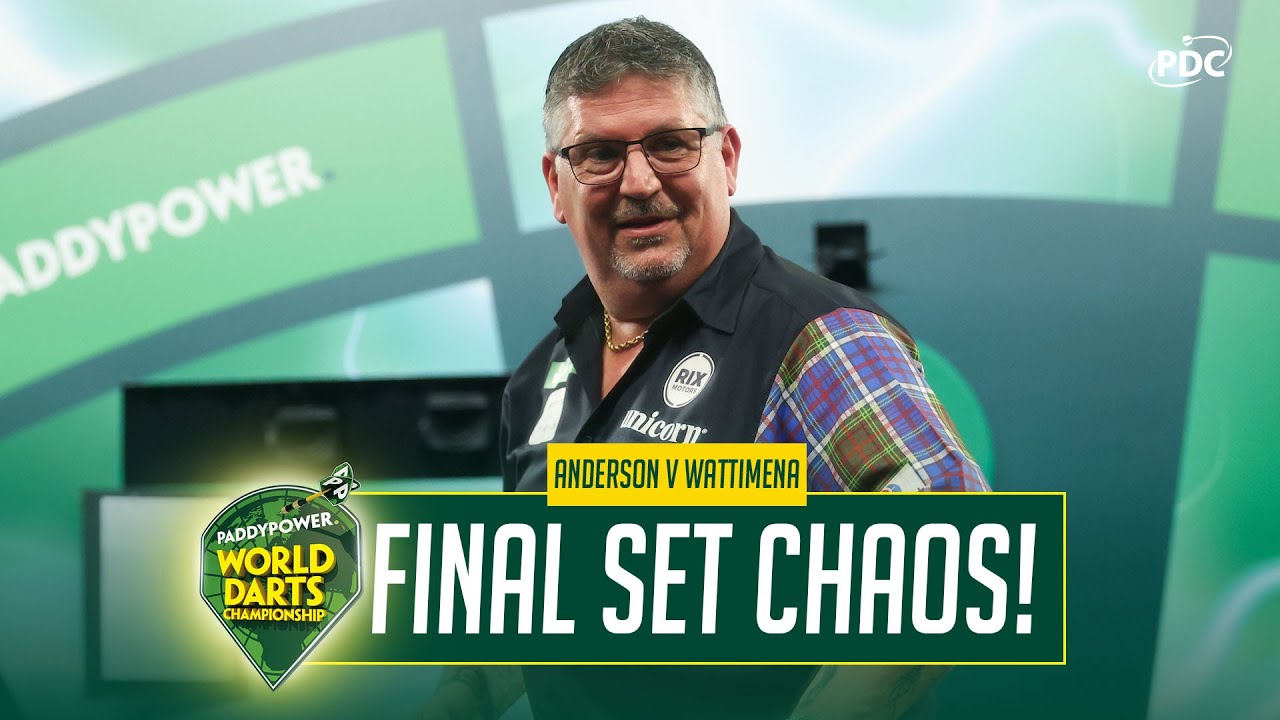 FINAL SET CHAOS IN FULL! 💥 | Anderson v Wattimena | 2025/26 Paddy Power World Darts Championship