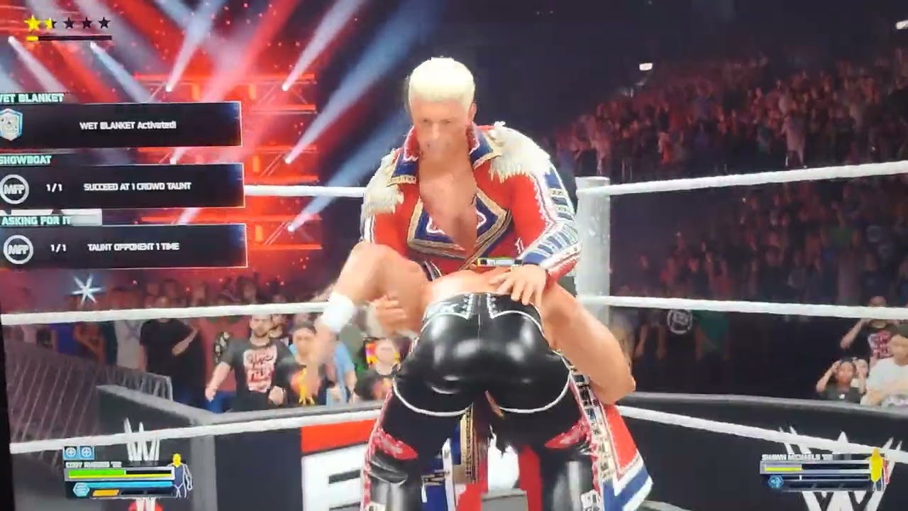 WWE 2k25 faction wars stage 3 event 2 Cody Rhodes vs Shawn Michaels ladder match Wednesday 1/21/2026