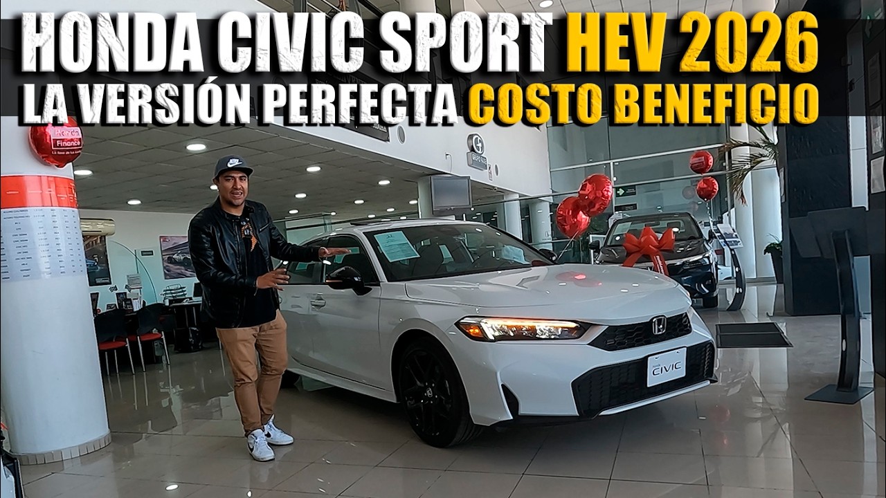 HONDA CIVIC SPORT HÍBRIDO 2026 EN EL CANAL 🔴 TE CUENTO PRECIOS Y TODOS LOS DETALLES