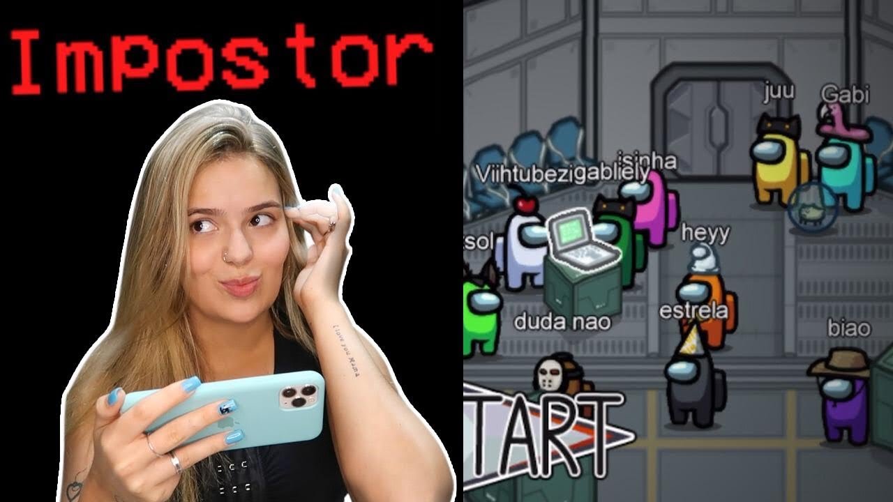 JOGANDO AMONG US COM MEUS FÃS