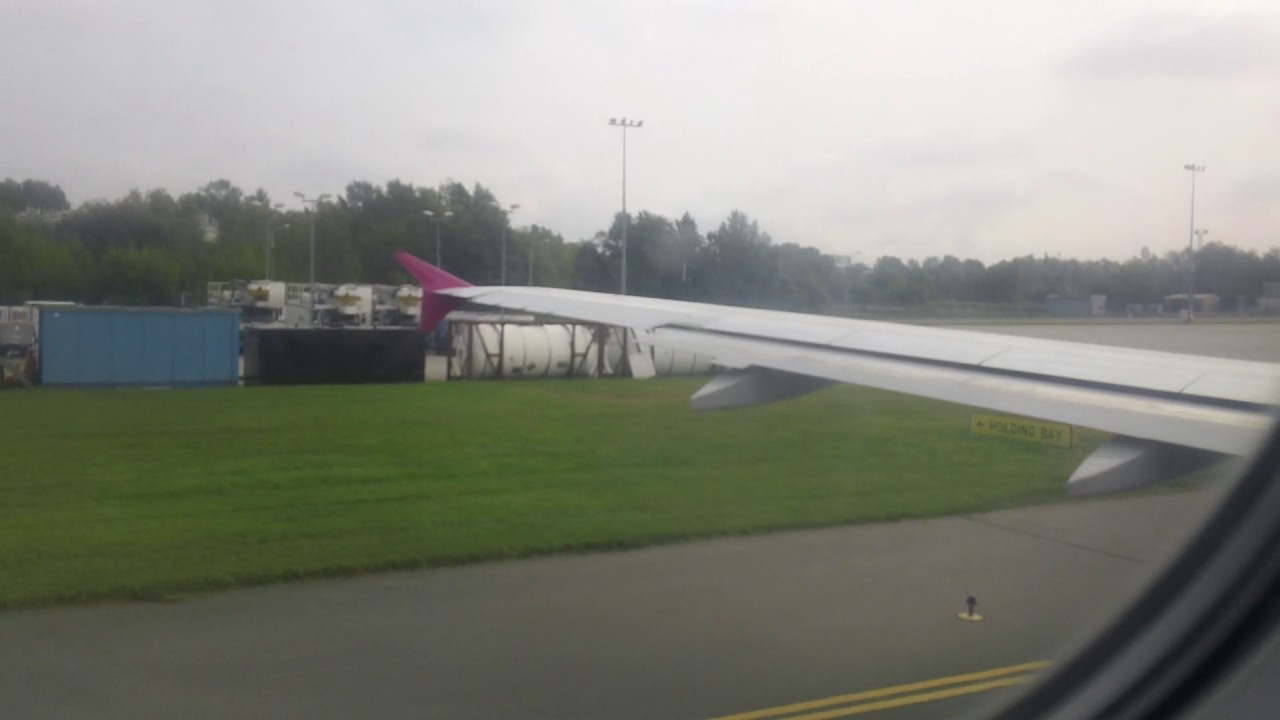 [CIEKAWOSTKI] Start samolotu Airbus A320-200 - linie Wizz Air - lotnisko Chopina w Warszawie