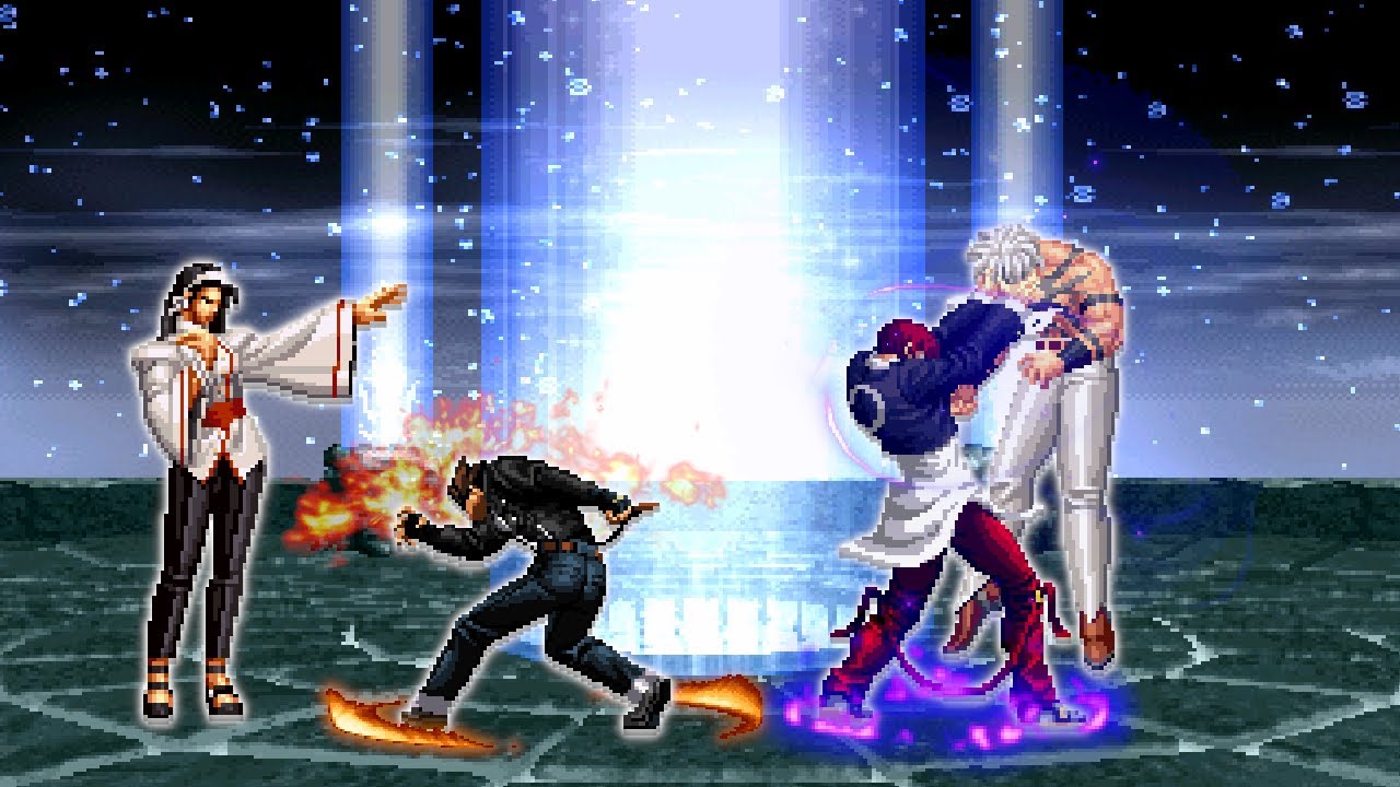 Three Sacred Treasures VS. Orochi | KOF MUGEN