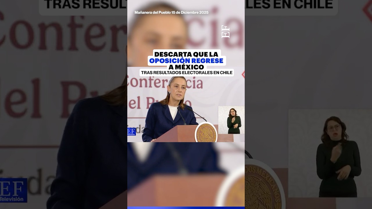 Sheinbaum DESCARTA que OPOSICI&Oacute;N REGRESE tras resultados en Chile