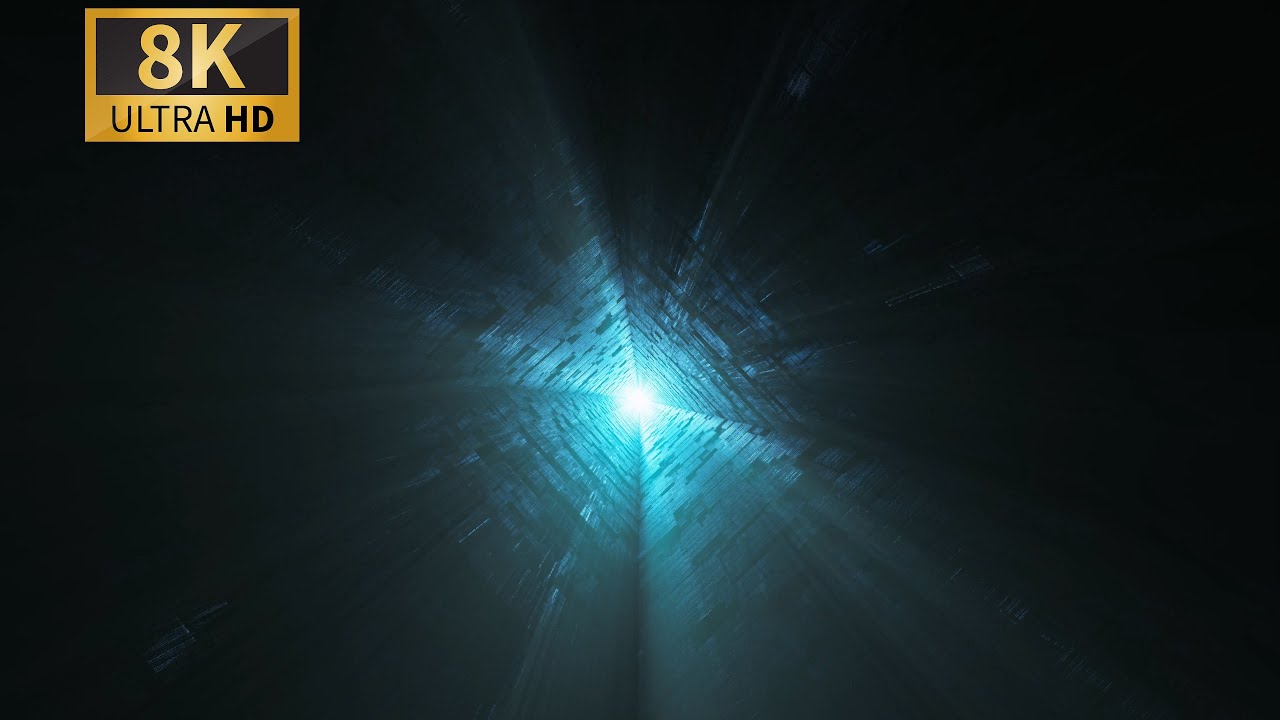 New Sci-fi Endless Tunnel Environment | 1 Hour VJ Loop | 8k Screensavers | Copyright Free