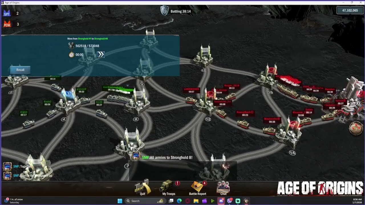 Age Of Origins 736 vs 33 Elite War #aoo #ageoforigins