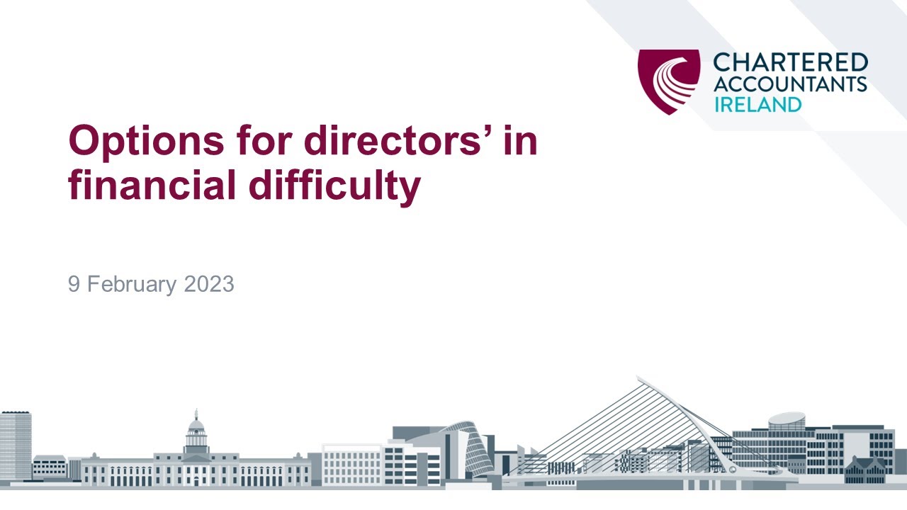 Options for directors’ in financial difficulty