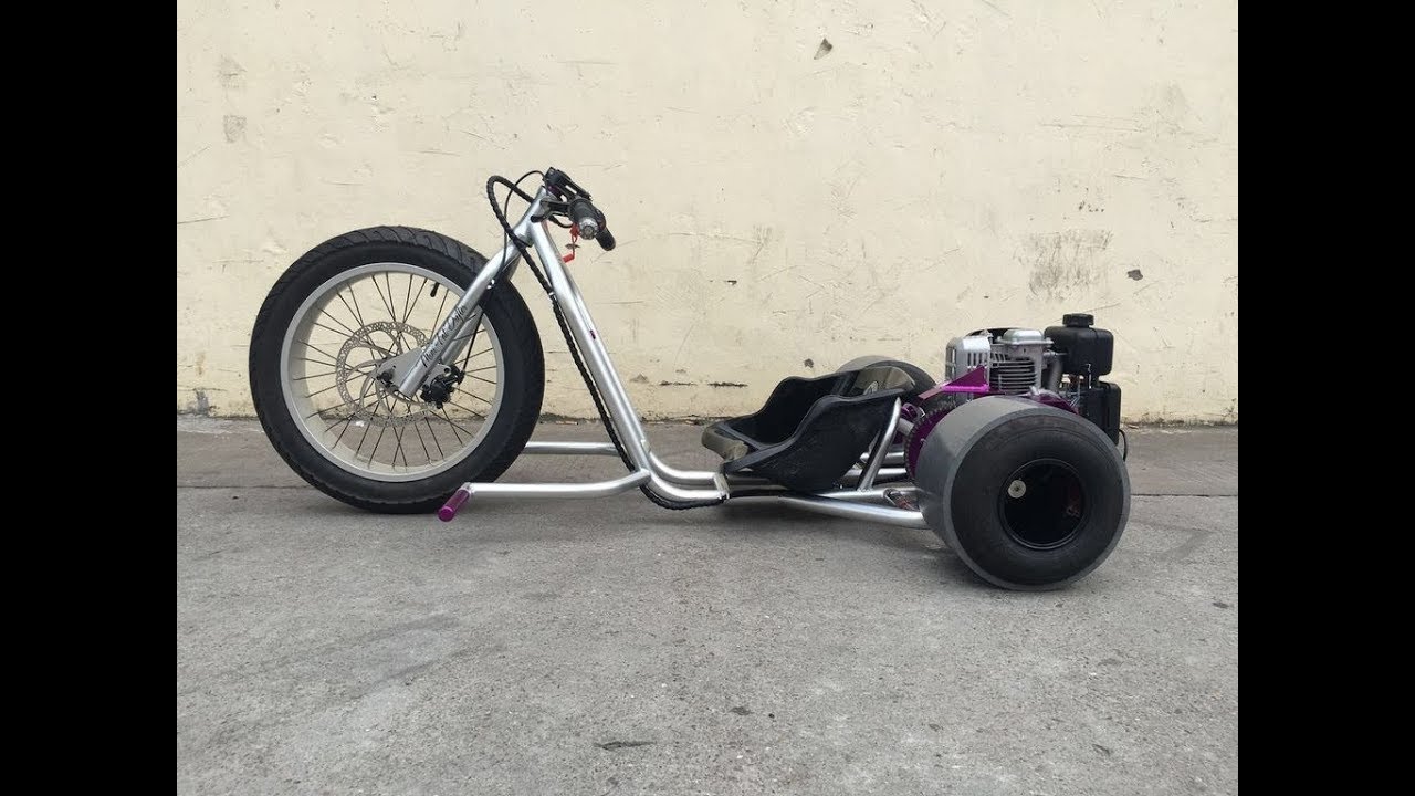 Budget Gas Powered Drift Trike Build - Pt.1- Using Scrap Motorcycle Parts?