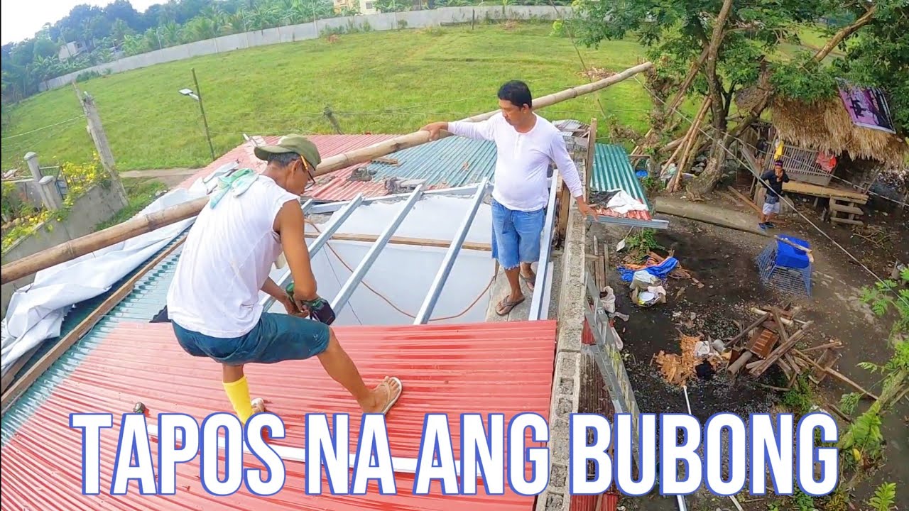 BUBONG NG BAHAY NI ATE BIDANG TAPOS NA