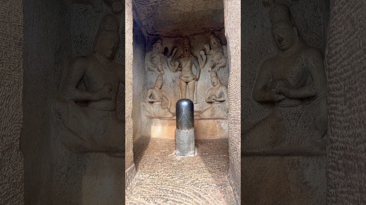 Pallava Dynasty time Shivling 🙏 #hindu #religion #viral #trending #shorts #mahabalipuram #tamilnadu
