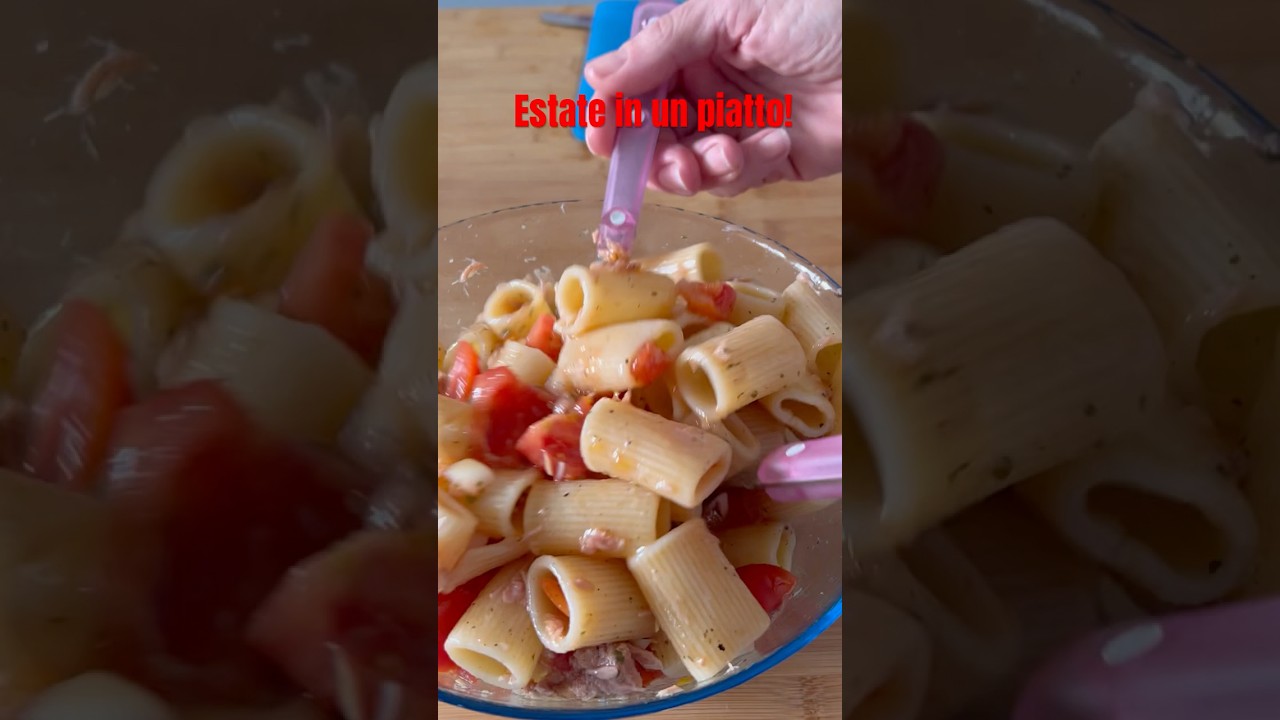 La regina dell&rsquo;estate? Pasta fredda tonno e  pomodorini!#incucinaconziadebby #estate