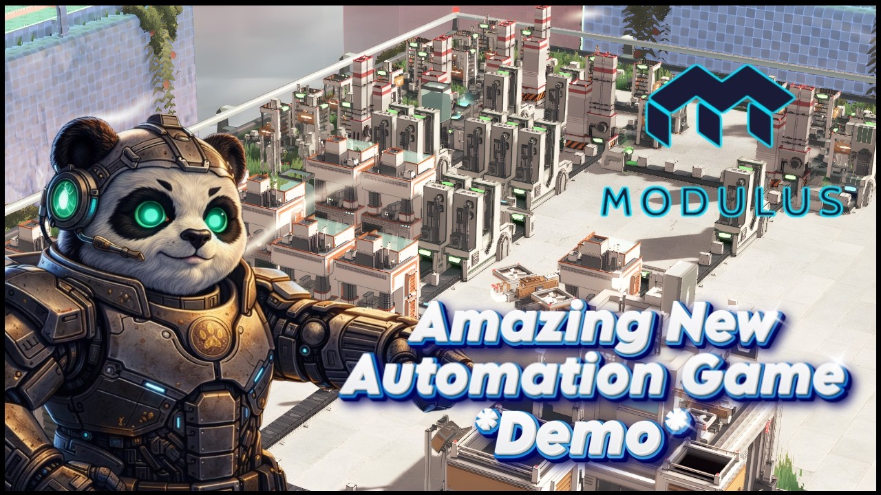Modulus || New Automation Game That Caught Me By Surprise At How Much Fun It Is!!!