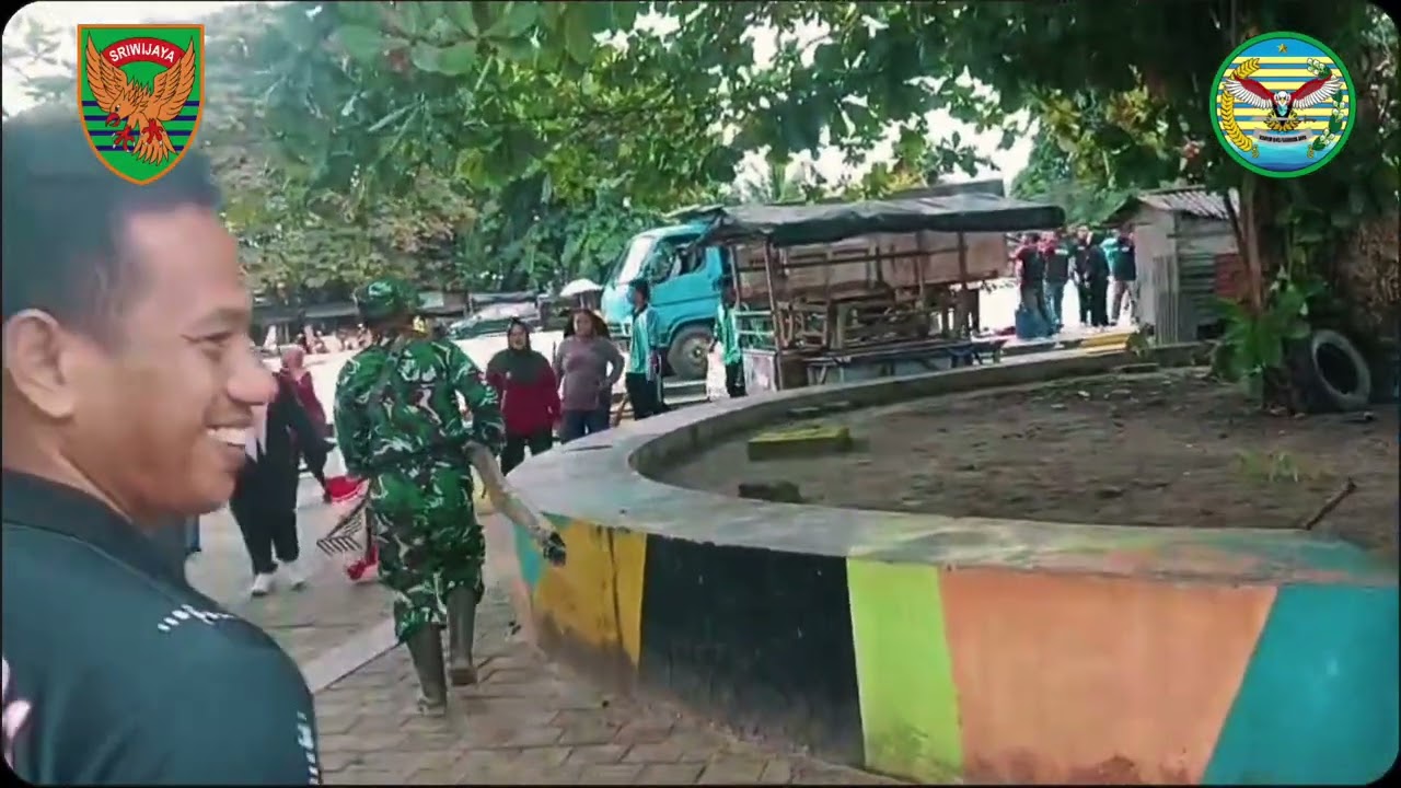 Sinergitas TNI–Polri dan Pemda, Objek Wisata Alun-alun Pantai Laut Nek Aji, Bangka Selatan 