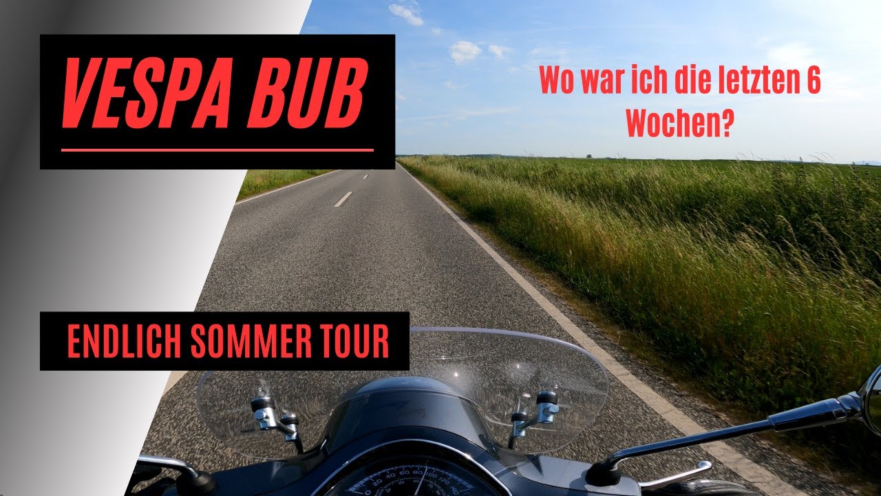 Endlich Sommer Tour mit der Vespa GTS 125
