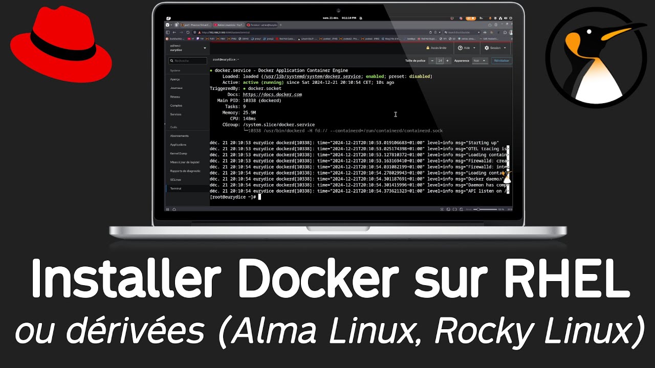 Installer Docker sur RHEL ( ou dérivée Alma Linux / Rocky Linux)
