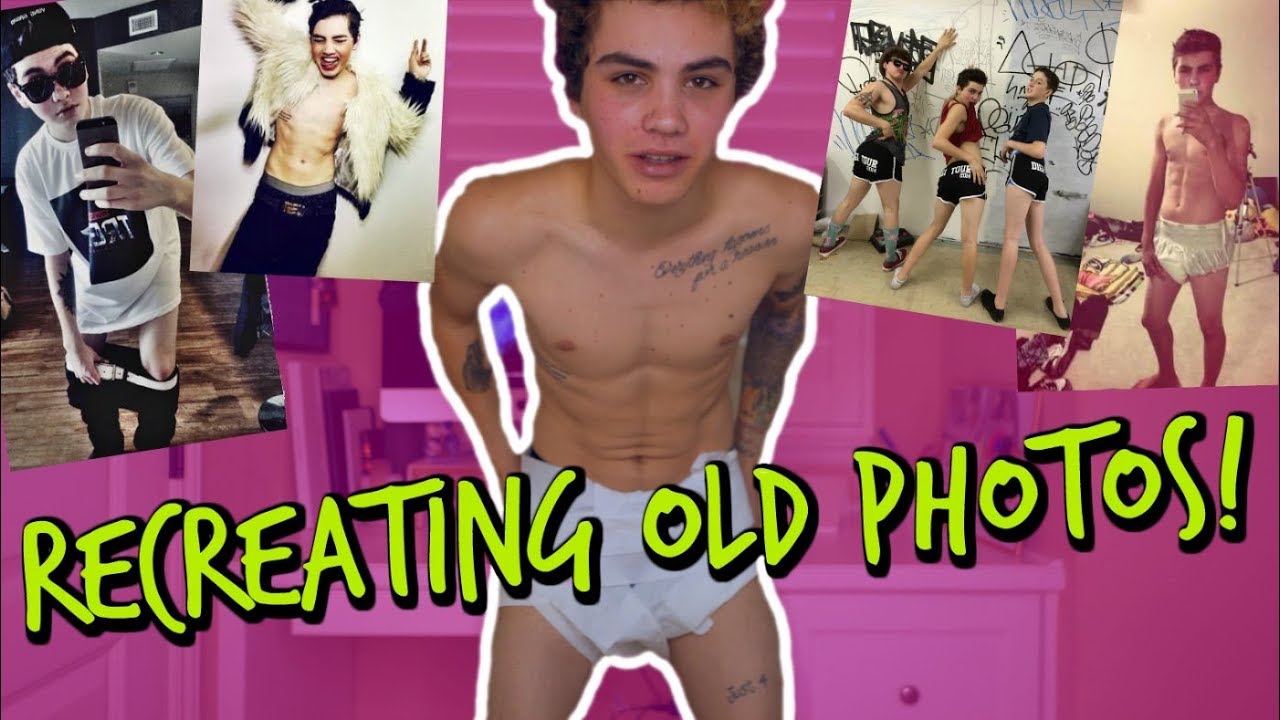 RECREATING OLD CRINGE PHOTOS | Sam Pottorff
