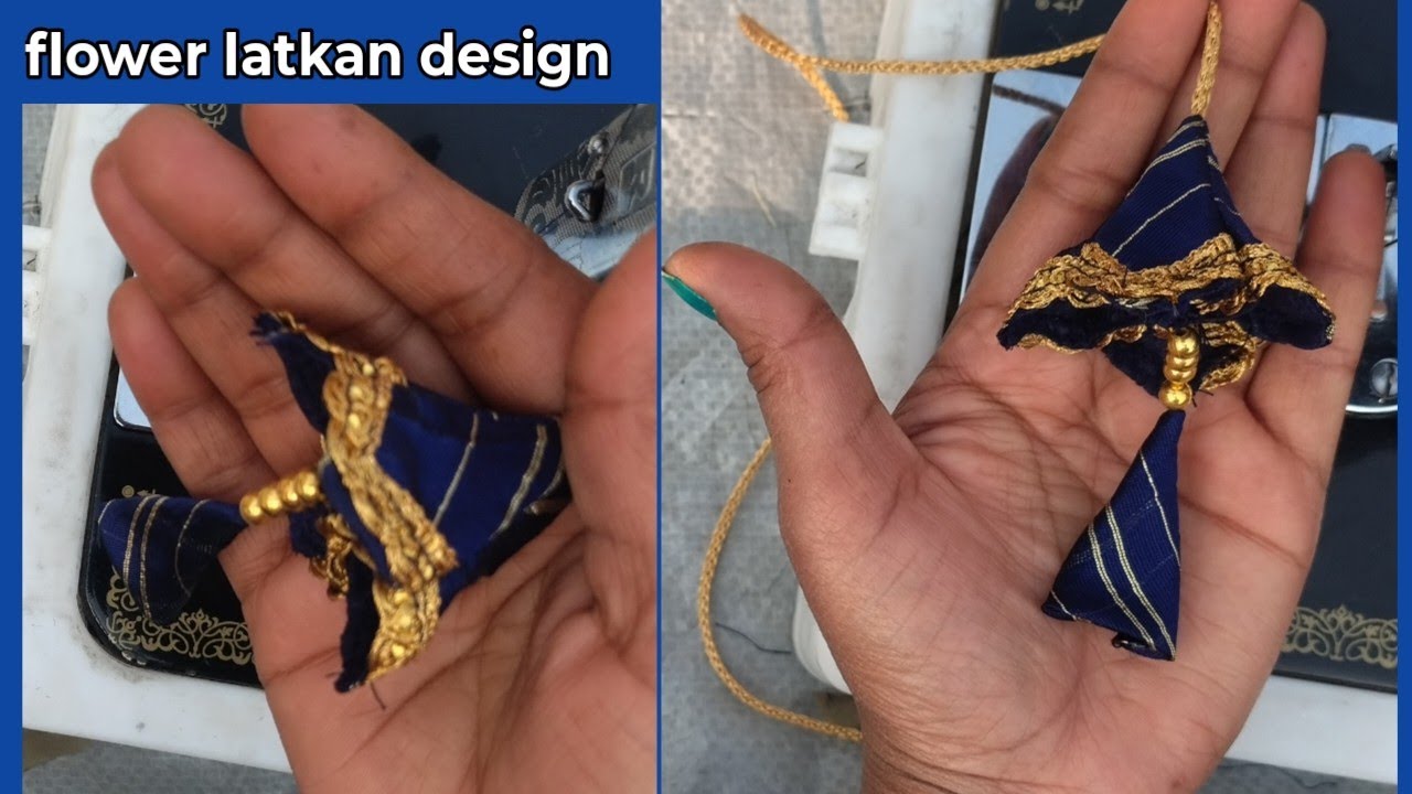 2026 mein blouse ke liye || flower latkan design || cutting and stitching || fabric latkan design 