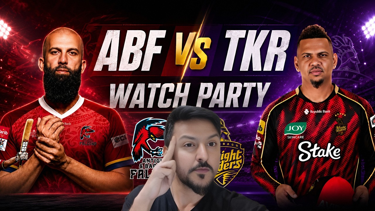 TKR vs ABF LIVE 🔥ABF TOP THE TABLE&hellip; TKR NEED A MIRACLE! 😱 | CPL 2026 Watch Along With Raw Emotions
