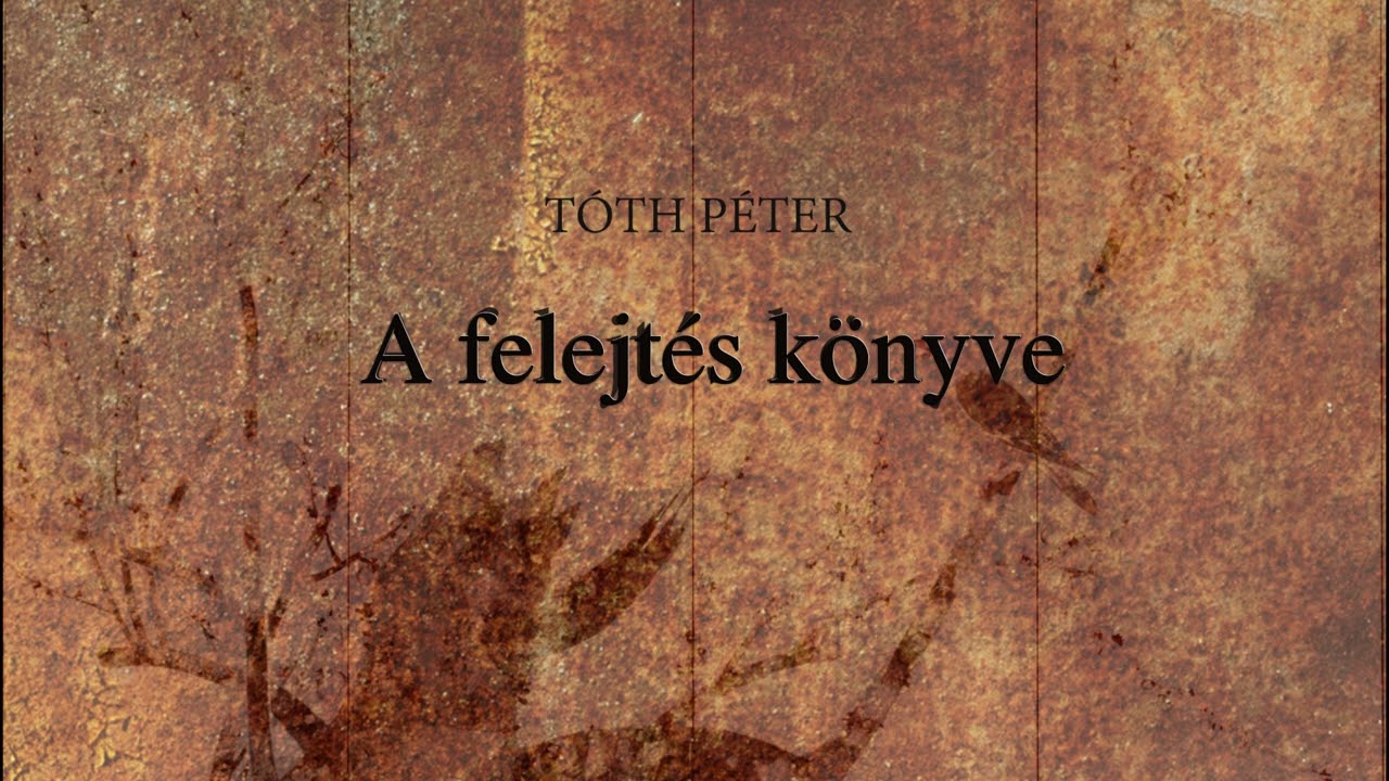 Tóth Péter:  A felejtés könyve