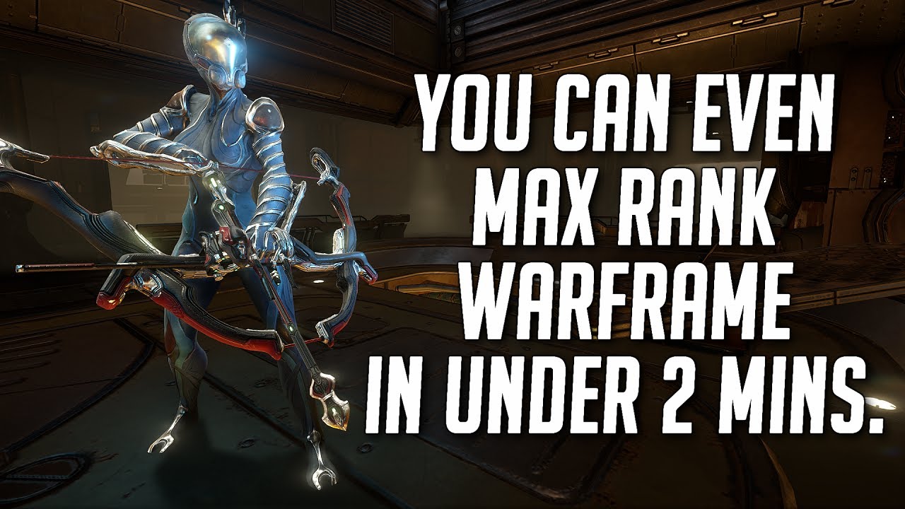 MAX RANK YOUR WARFRAME SOLO IN UNDER 4 MINUTES OR LESS! | THE FASTEST LEVELING GUIDE [2021]