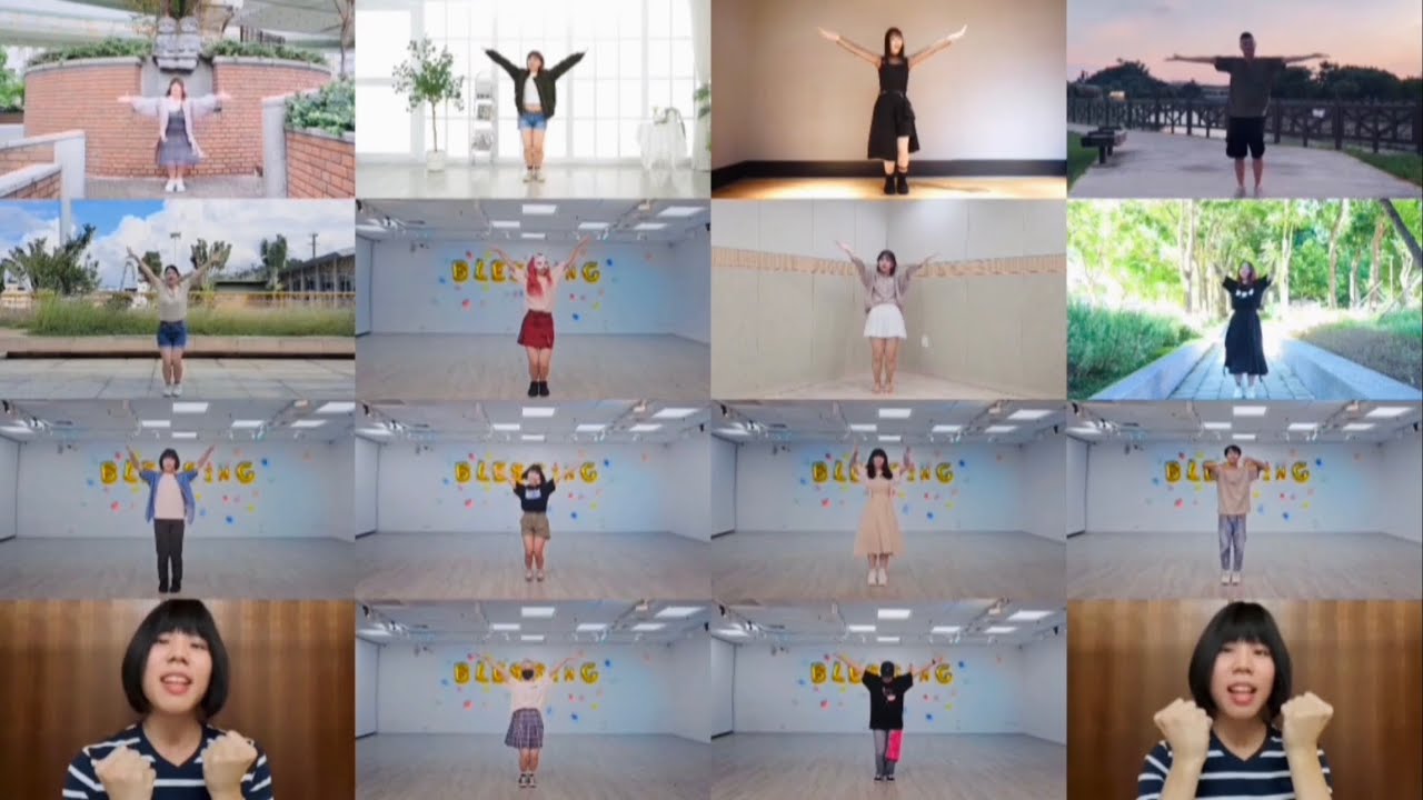 【台湾踊り手14人】 blessing / halyosy 踊ってみた
