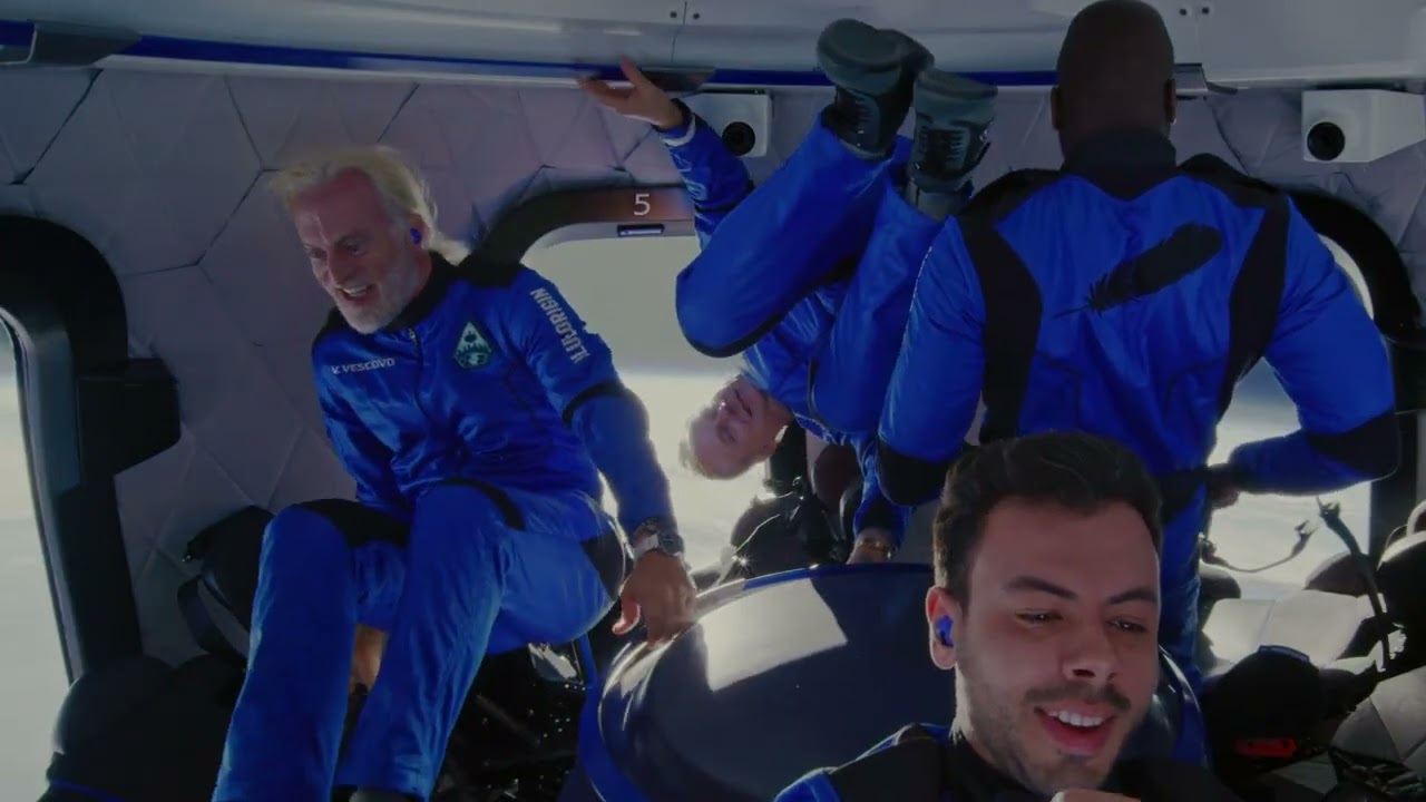 See Blue Origin's NS-21 crew in space in these flight highlights