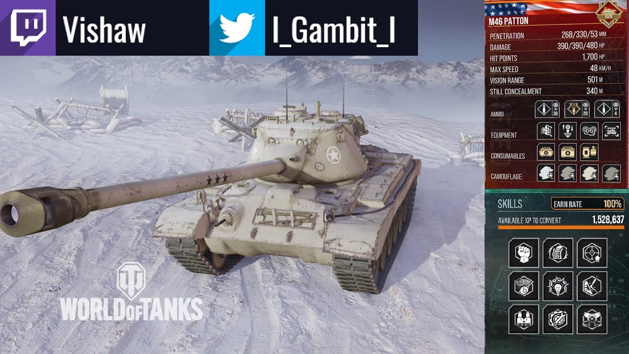 M46 Patton w/ Improved Gun: 6.9K Damage: WoT Console - World of Tanks Console