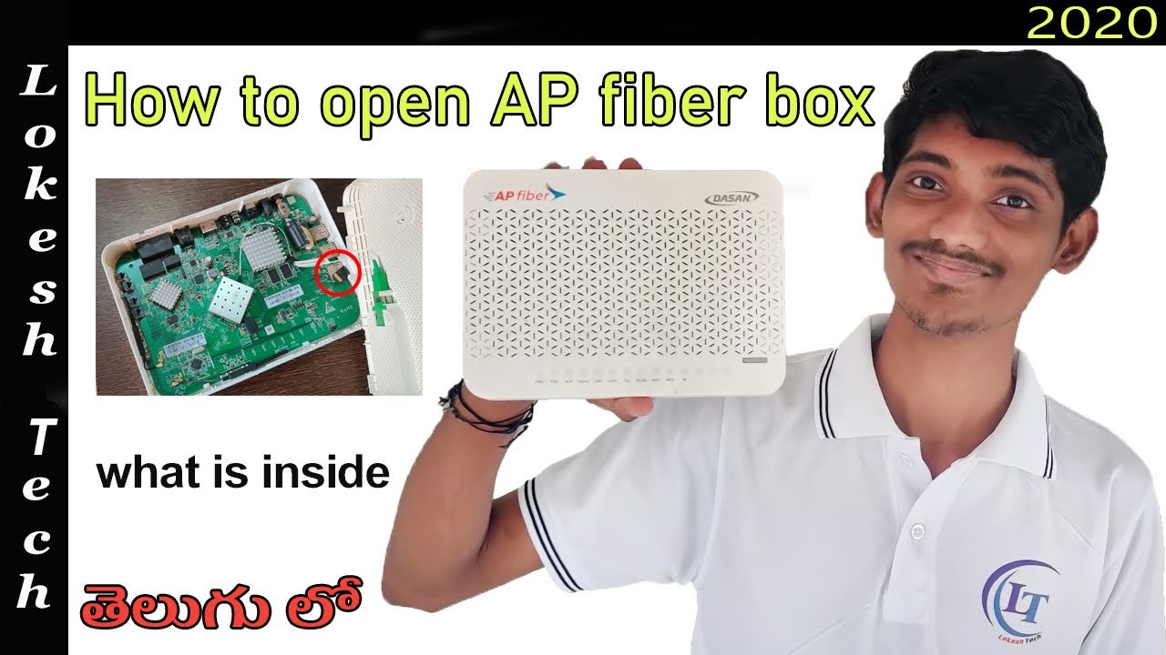 How to open AP fiber box  By Lokesh tech in 2020