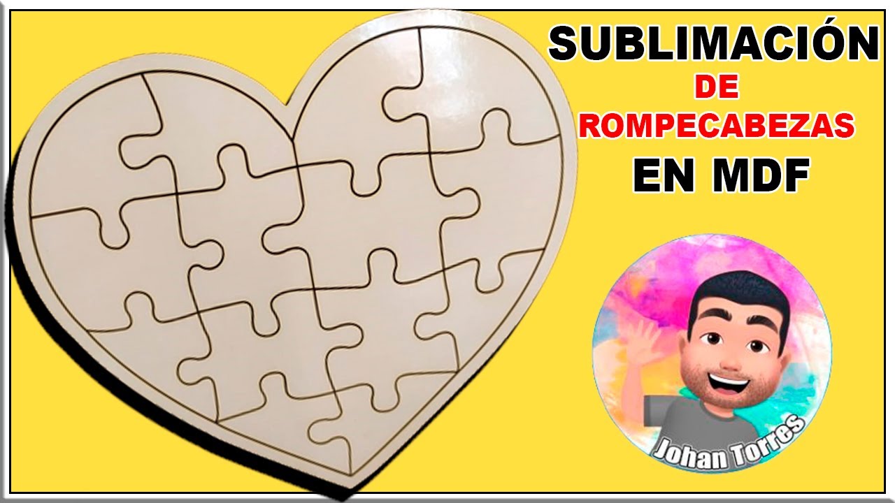 SUBLIMACION de ROMPECABEZAS en MDF ( paso a paso)