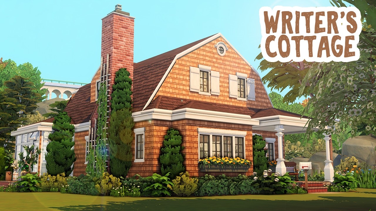 Домик писателя || The Sims 4: Скоростное строительство