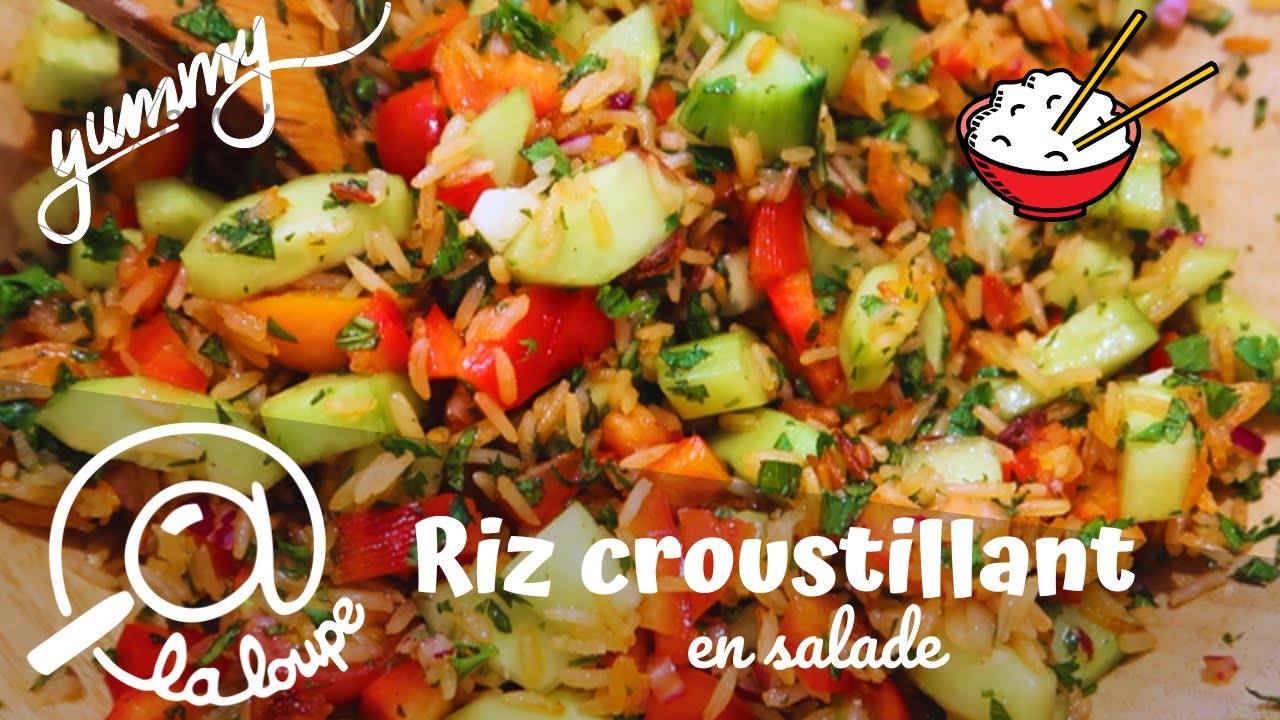 SALADE DE RIZ CROUSTILLANT - Crispy Rice Salad #278