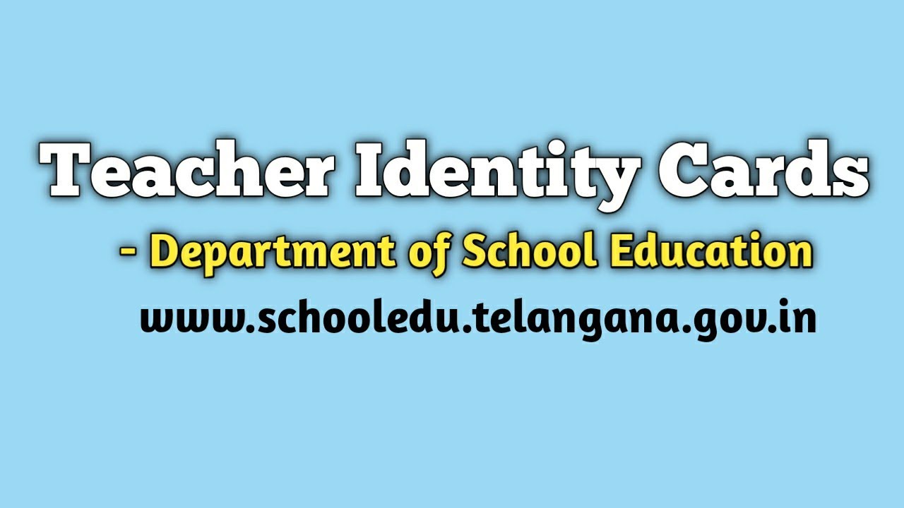 Teacher Identity Cards