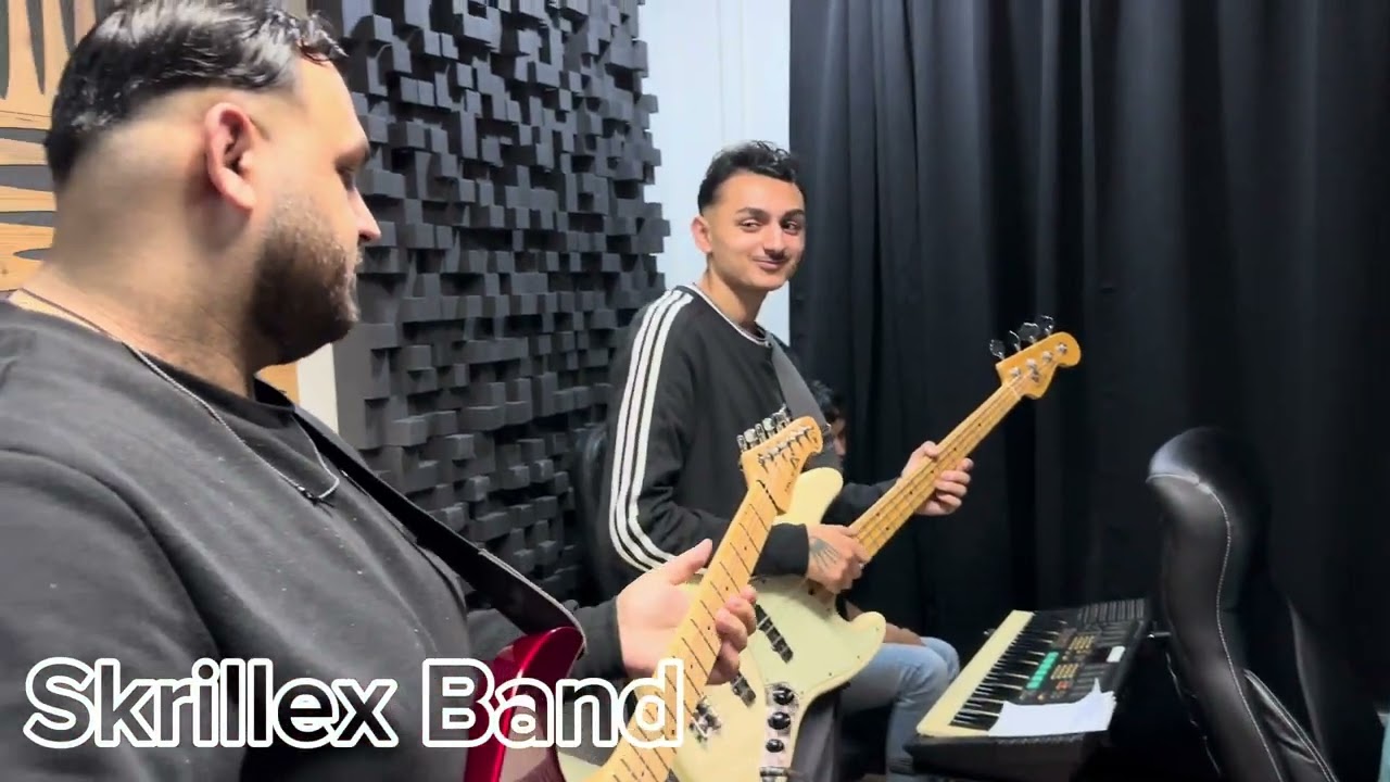 Skrillex Band Natáčanie č1 Štúdio Making JD 2024🥁🥁💯
