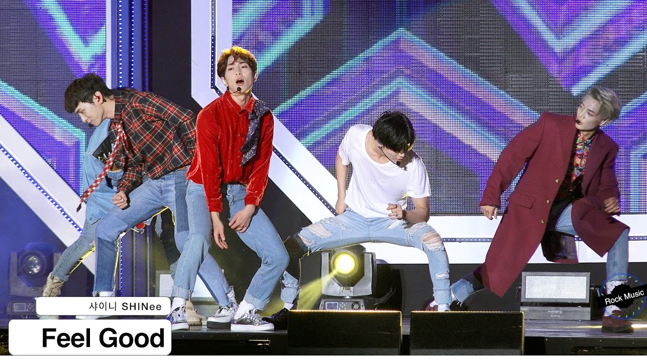 샤이니 SHINee[4K 직캠]Feel Good@20161015 Rock Music