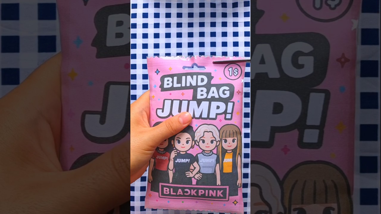 1$💸 Blackpink 🖤🩷 JUMP blind bag #unboxing #blindbag #blackpink #shortvideo #diy #asmr #viral #jump