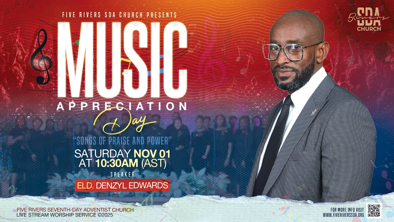 MUSIC APPRECIATION DAY | NOV 1ST | 10:30AM (AST) | SONGS OF PRAISE AND POWER | ELD. DENZYL EDWARDS