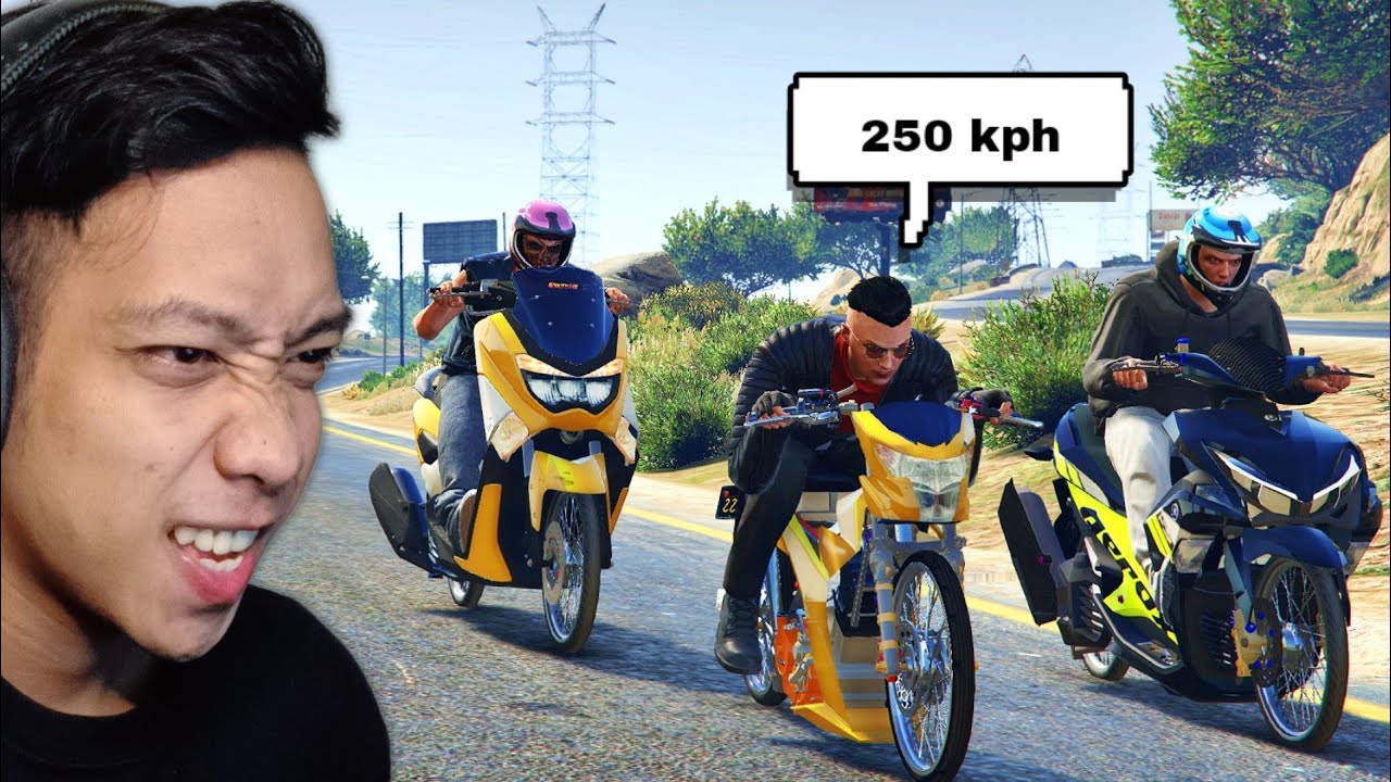 RAIDER FI vs NMAX | AEROX racing in GTA 5 (100 MILLION $) 