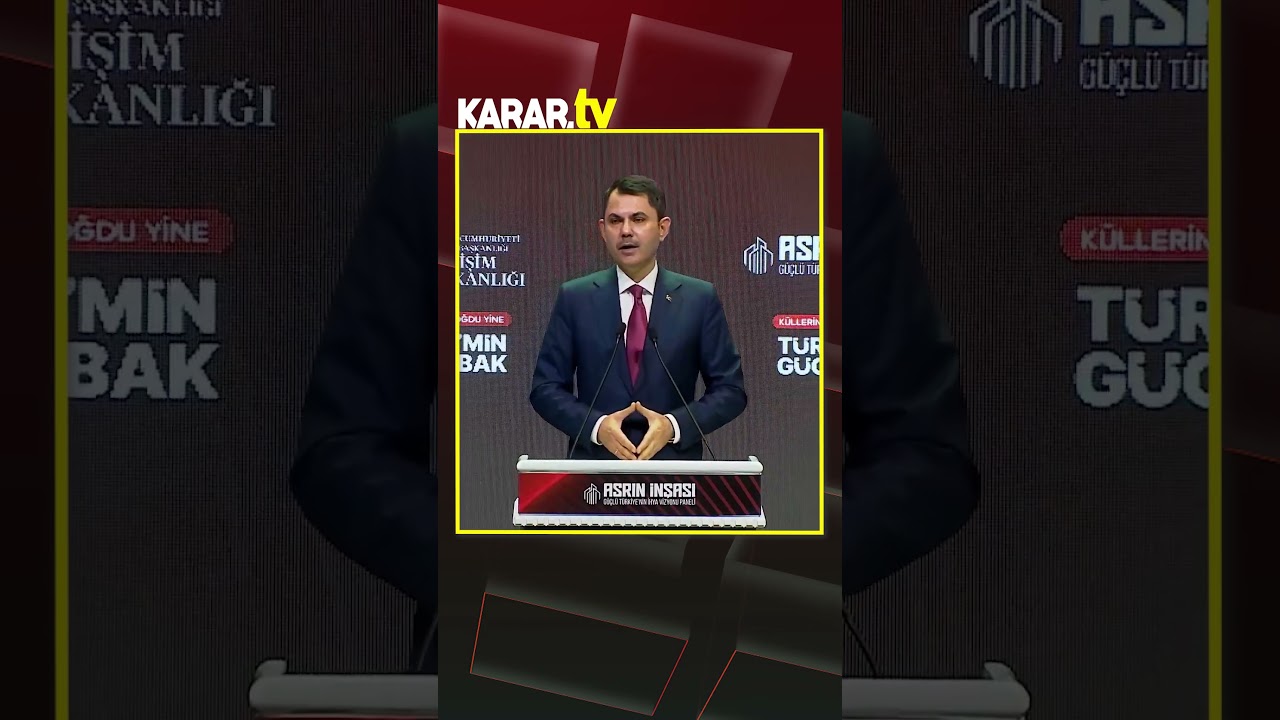 Murat Kurum&rsquo;dan Muhalefete Tepki: &ldquo;455 Bin Konutu G&ouml;rmezden Geliyorlar&rdquo; #shorts