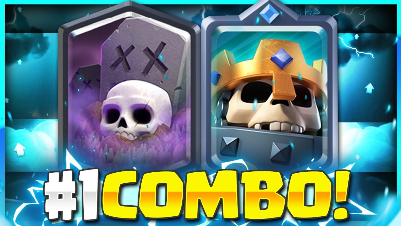 The STRONGEST SKELETON KING COMBO in Clash Royale! (Even Beats Archer Queen!) 🏆