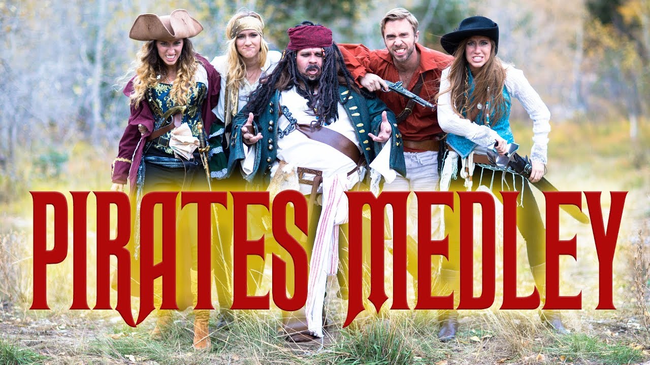 Pirates of The Caribbean Medley - A Capella - Peter Hollens & Gardiner Sisters (DevinSuperTramp)