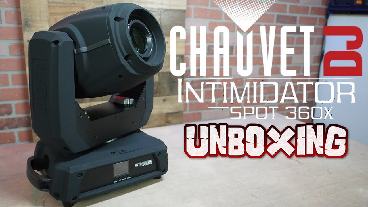 Распаковка Chauvet Intimidator 360 X