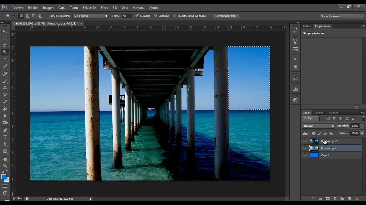 Herramientas de Selecci&oacute;n y Selecci&oacute;n de cabello en Photoshop CS6 - Tutorial B&aacute;sico