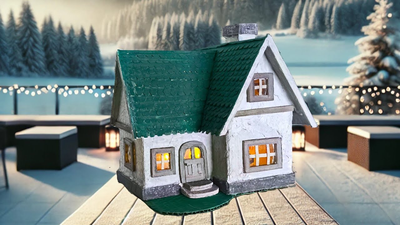 DIY Cardboard House Model | Ultimate Step-by-Step Miniature House Tutorial & Craft Project