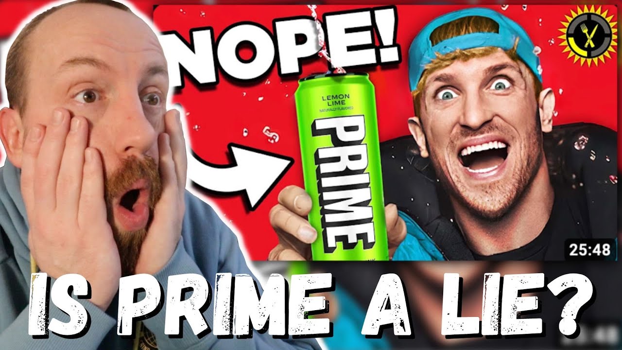 IS PRIME A LIE? Food Theory: Is Logan Paul LYING About Prime Energy Too?! (FIRST REACTION!)