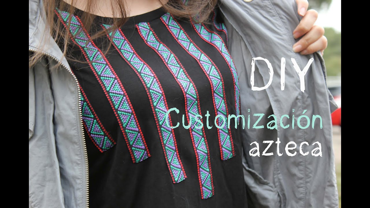 DIY Customizar una camiseta étnica