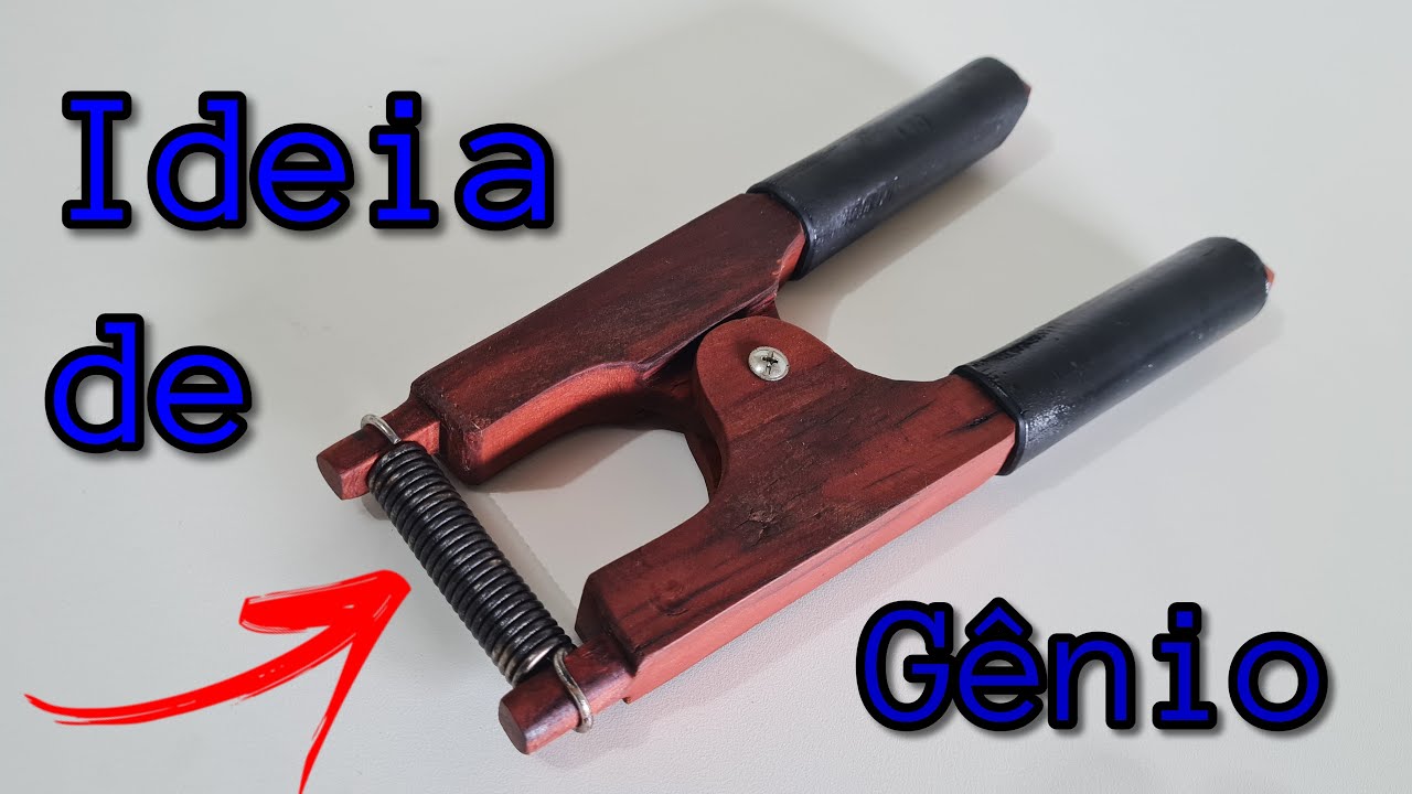 Como fazer o aparelho INCR&Iacute;VEL de Flexor de Punho HAND GRIP