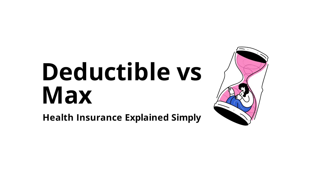 What is health insurance deductible vs out-of-pocket max?