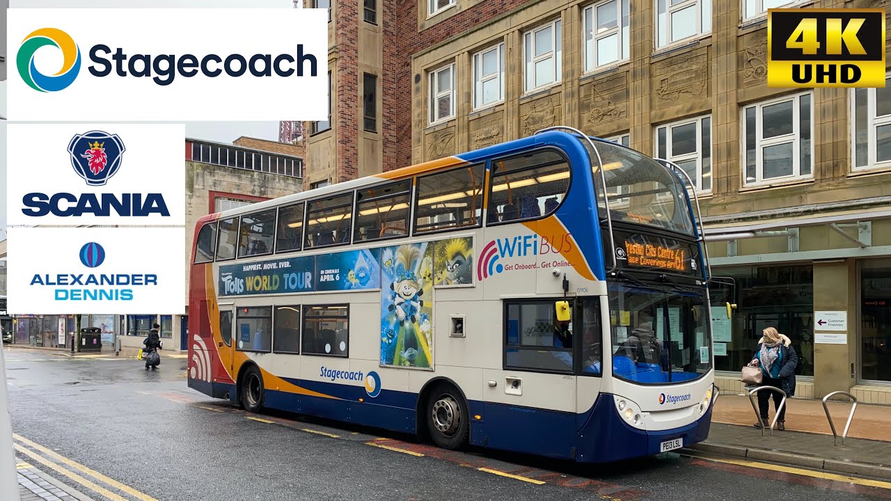 [Stagecoach: 61 Blackpool to Preston] Alexander Dennis Enviro400 Scania N230UD (15906/ PE13LSL)