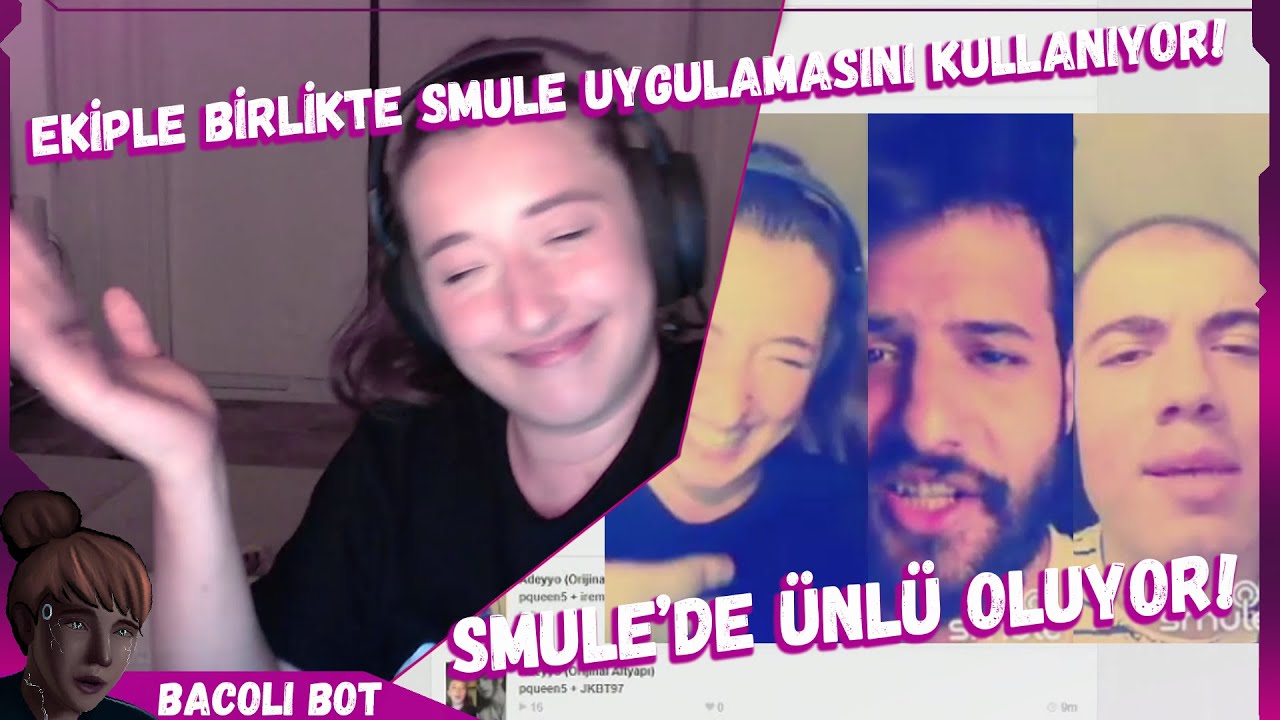 Pqueen - Ekiple Smule Uygulamasını Kullanıyor!